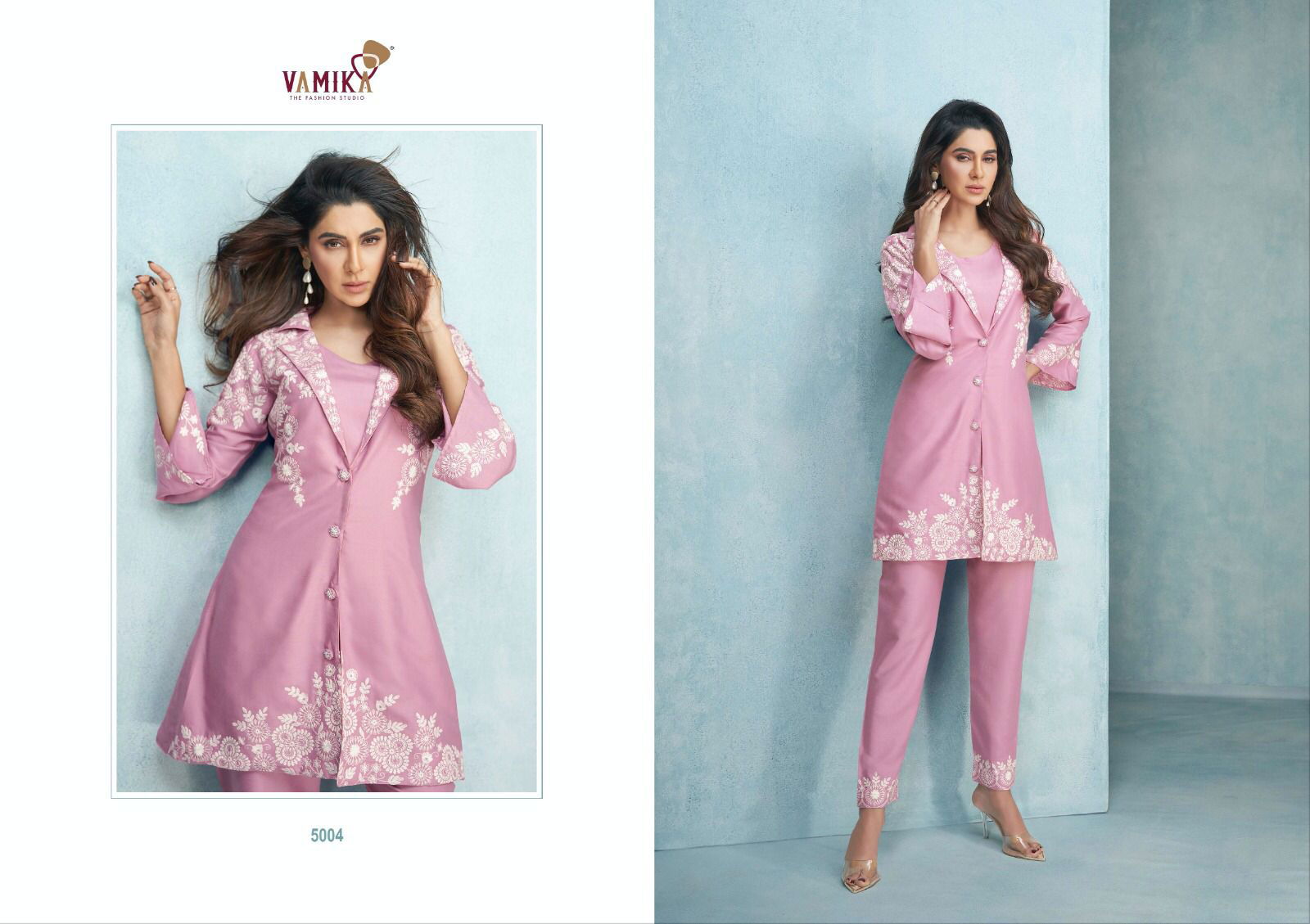 Veera By Vamika Styles Western Top With Bottom Wholesale Shop In Surat
